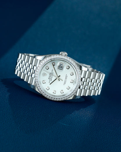 Rolex Datejust 36 Mother Of Pearl Diamond Markers And Bezel 126284RBR 2026 (Brand New)