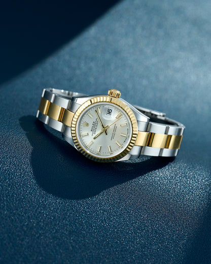 Rolex Lady Datejust 28 Two Tone Yellow Gold Silver Dial 279173 2024