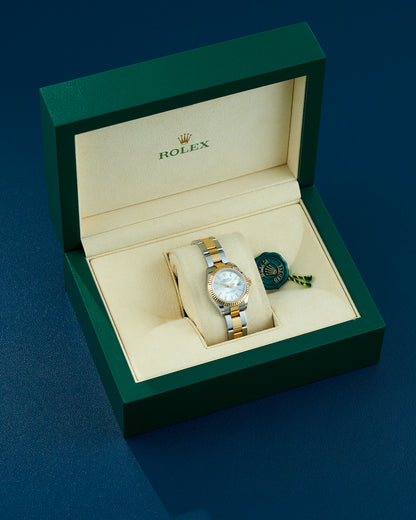 Rolex Lady Datejust 28 Two Tone Yellow Gold Silver Dial 279173 2024