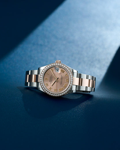 Rolex Datejust 31 Two Tone Rose Gold Sundust Dial With Diamond Markers And Bezel 278381RBR 2026 (Brand New)
