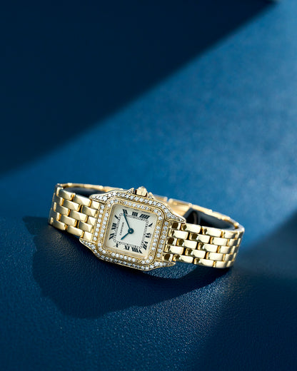 Cartier Panthere de Cartier Small Full Yellow Gold Diamond Bezel 8057915