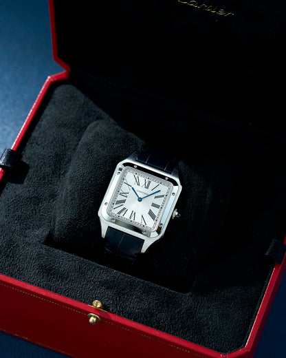 Cartier Santos-Dumont XL Silver Dial WSSA0032 2025 (Brand New)
