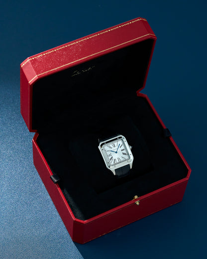 Cartier Santos-Dumont XL Silver Dial WSSA0032 2025 (Brand New)