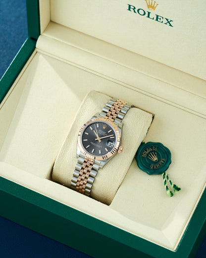Rolex Datejust 31 Two Tone Rose Gold Rhodium Dial 278271 2026 (Brand New)