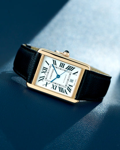 Cartier Tank Solo XL Rose Gold White W5200026 2018