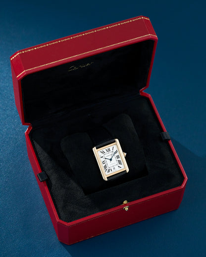 Cartier Tank Solo XL Rose Gold White W5200026 2018