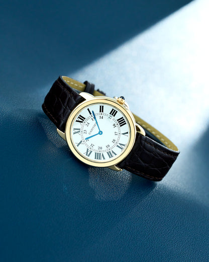 Cartier Ronde Solo de Cartier 36 Yellow Gold White Dial W6700455 2017