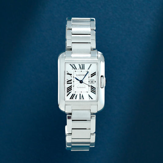 Cartier Tank Anglaise Medium White W5310009 2017