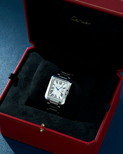 Cartier Tank Anglaise Medium White W5310009 2017
