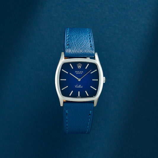 Rolex Cellini Blue Vignette 3805 1981