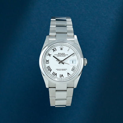 Rolex Datejust 36 White Roman Dial 126200 2026 (Brand New)