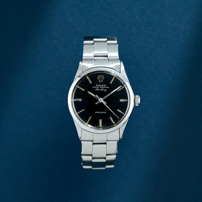 Rolex Air-King 34 Black 5500 1970