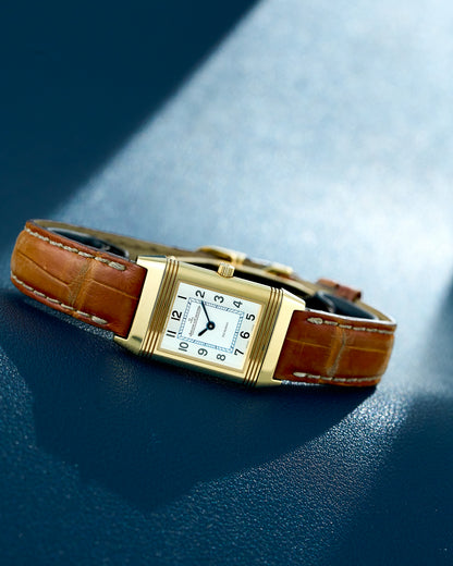 Jaeger Le Coultre Reverso Classic Yellow Gold White Dial 260.1.47