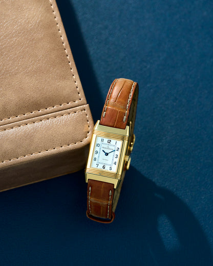 Jaeger Le Coultre Reverso Classic Yellow Gold White Dial 260.1.47
